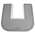 Fresh Products Disposable Toilet Floor Mat, Nonslip, Orchrd Zing, 23x21-5/8, Gry, PK6 IMP 1550